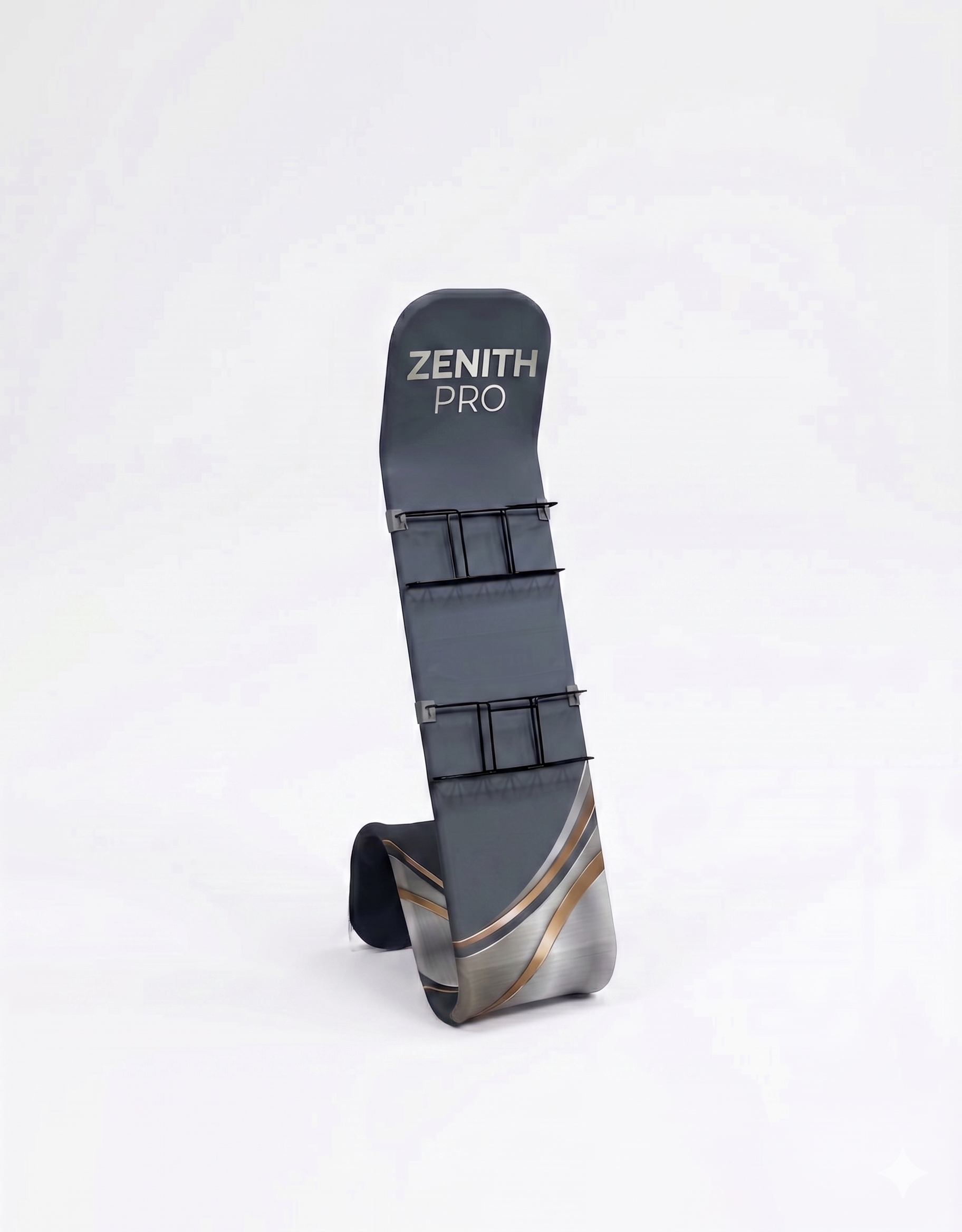 Modern S-Shaped Brochure Stand
