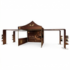 3m x 3m 10ft x 10ft Fabric Canopy Kit with L-Shaped Wings & 4 TV Displays