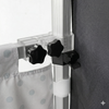 3m x 3m Canopy Kit with Waterfall Shelves & TV Mounts