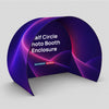 Half Circle Photo booth Enclosure