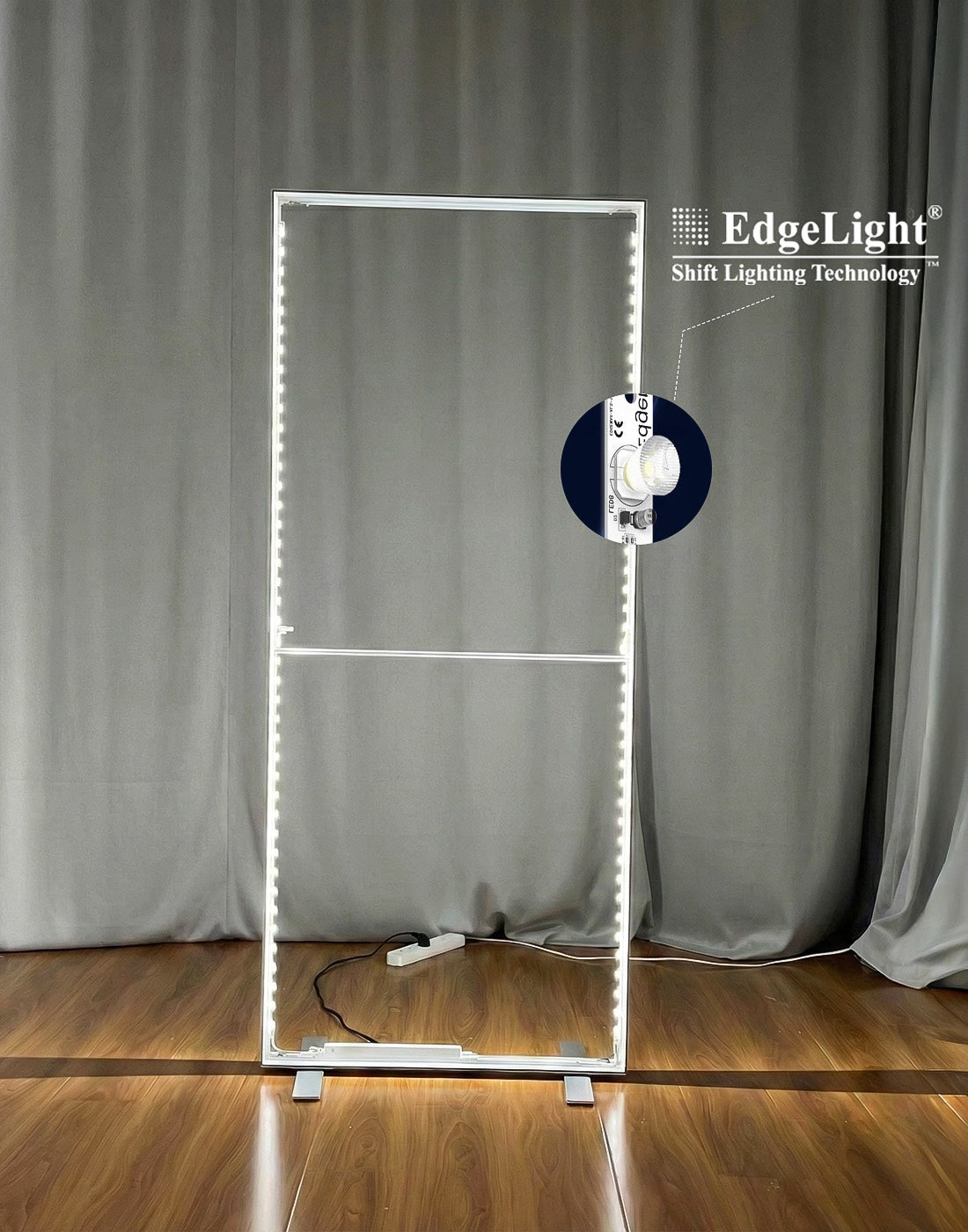 Backlit SEG Fabric Display Frame - 80mm Depth Aluminum Profile