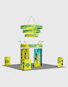 6x6m Island Booth with 360 Photo Booth & Tiered Hanging Sign