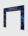 6x6m Booth Kit with 6m Backdrop, Entry Arch & 2 TV Mounts