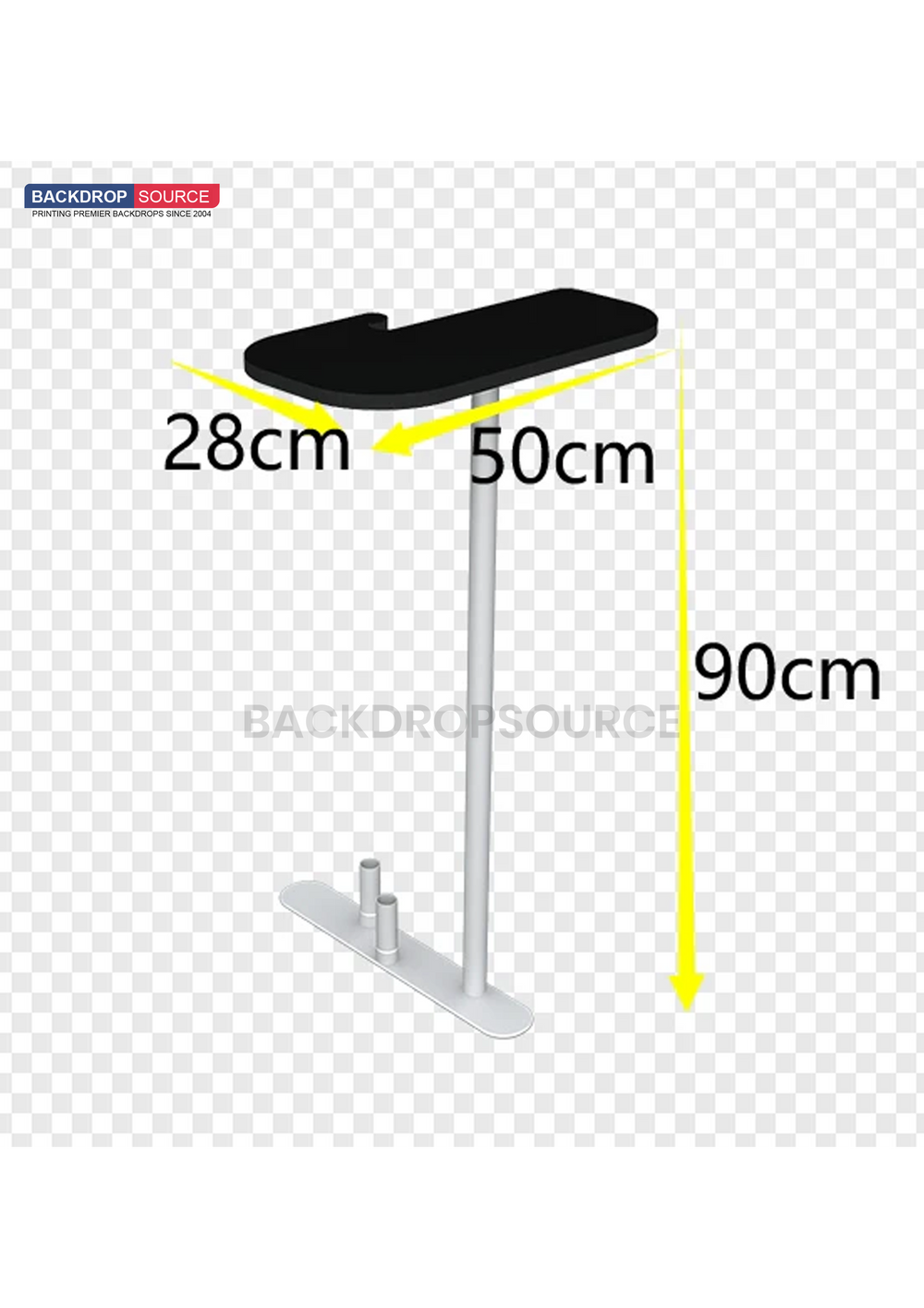Inclined Exhibition Kit for 3m Wide Booths