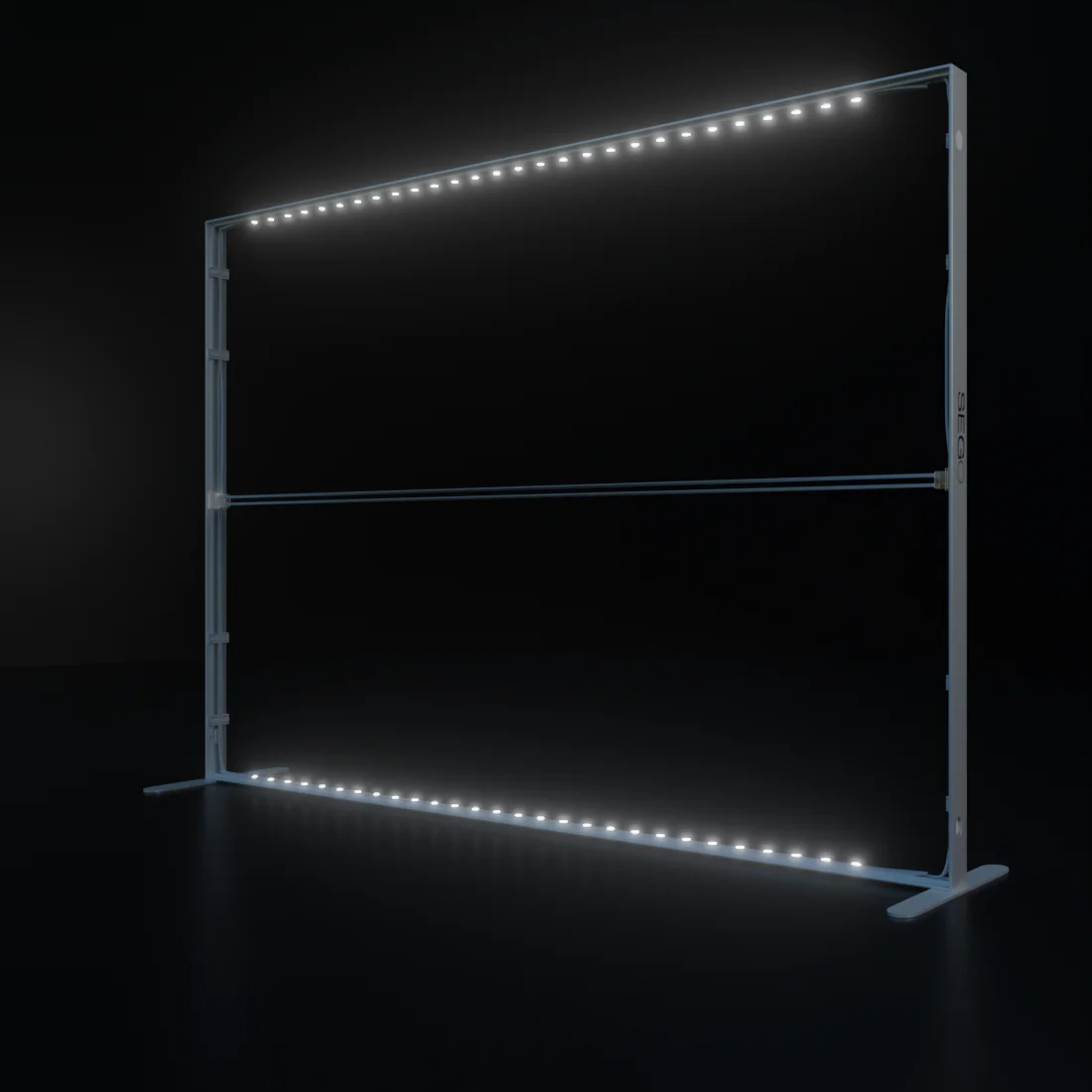 1m Backlit SEG Lightbox Display Frame