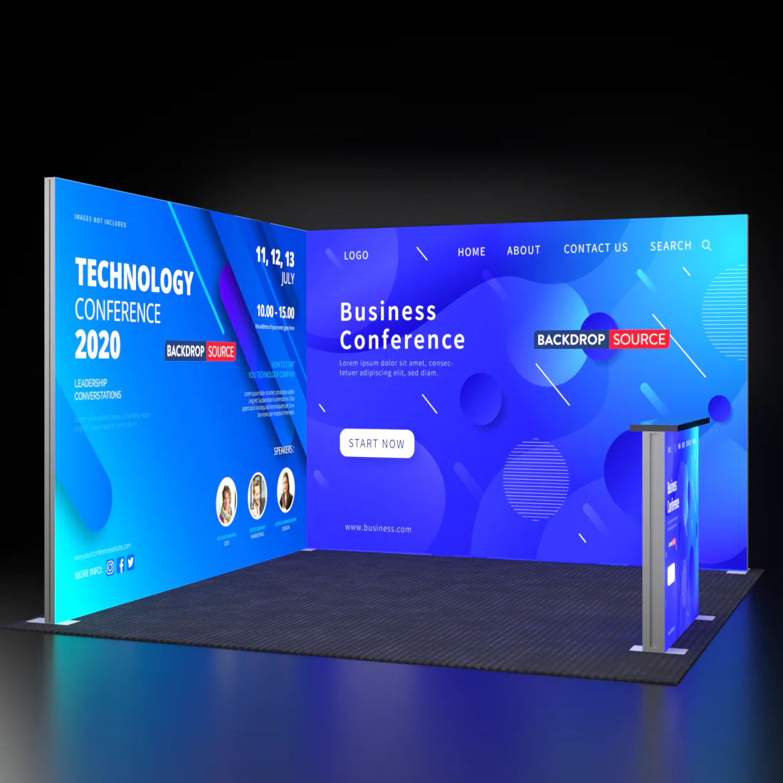 SEG Modular Lightbox Display Kit - Model 4