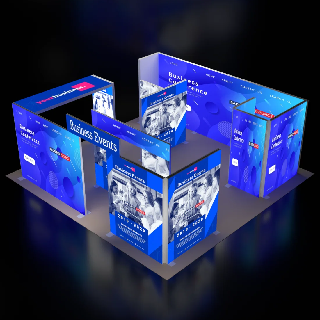 SEG Modular Lightbox Display Kit - Model 16