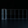 6x3m Backlit SEGO Lightbox Wall with 9 Panels