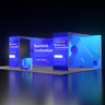 Backlit SEG Booth Kit with Twin L-Arches & Lightbox Counter