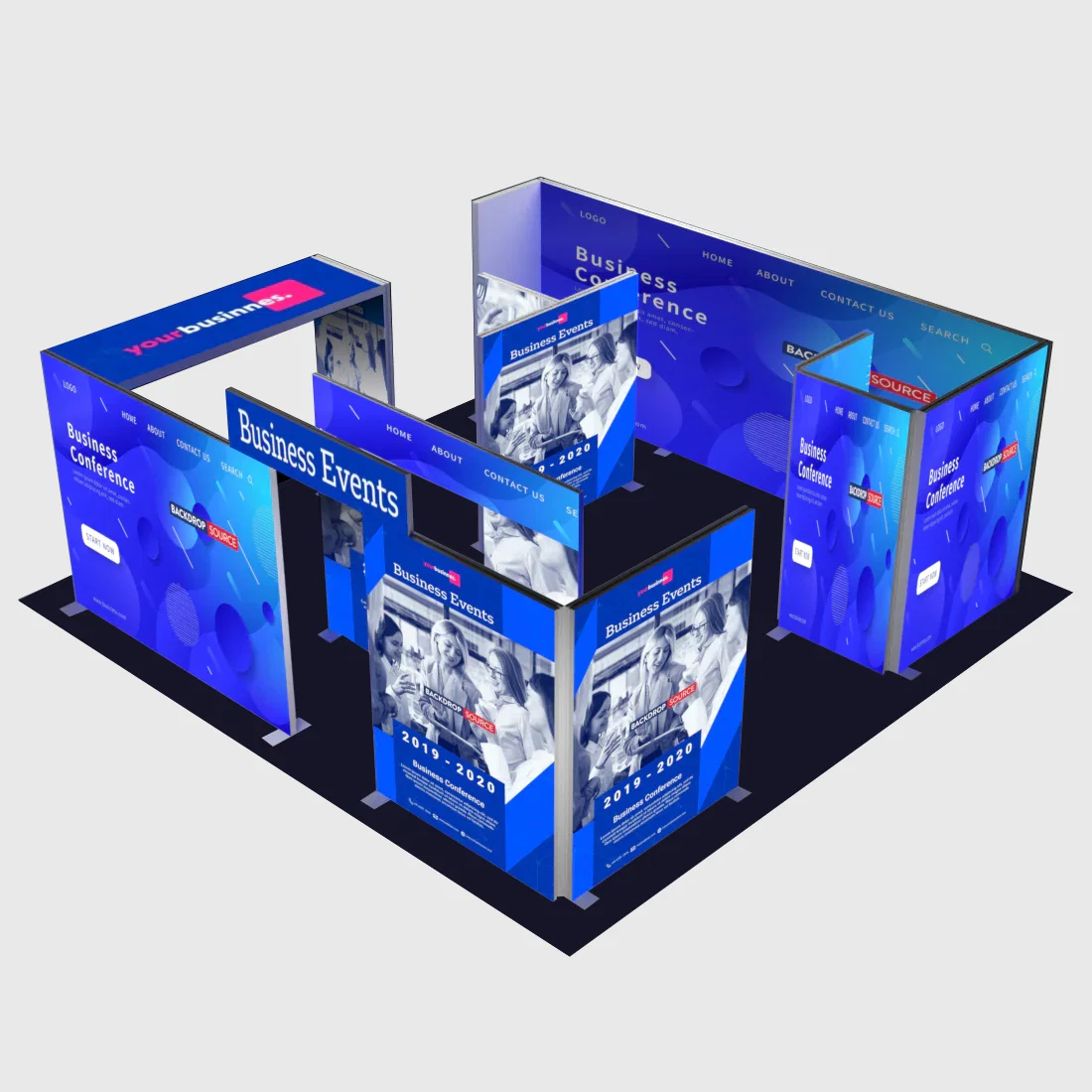 SEG Modular Lightbox Display Kit - Model 16