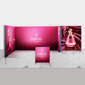 Backlit SEG Booth Kit with Divider Wall, Sidewall & Counter