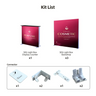Backlit SEG Booth Kit with Divider Wall, Sidewall & Counter