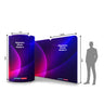 4x3m Magnetic Fabric Booth Wall with Curved Panel Options