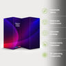 Fabric Magnetic Partition Display – 4 Panel