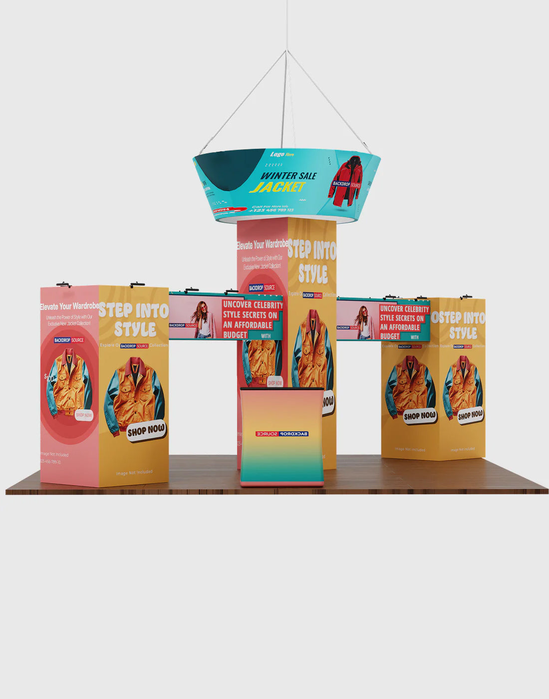 Modular Booth Kits 9m x 6m - Model 2