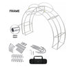 Modular Fabric Exhibition Archway Stand with Custom Header