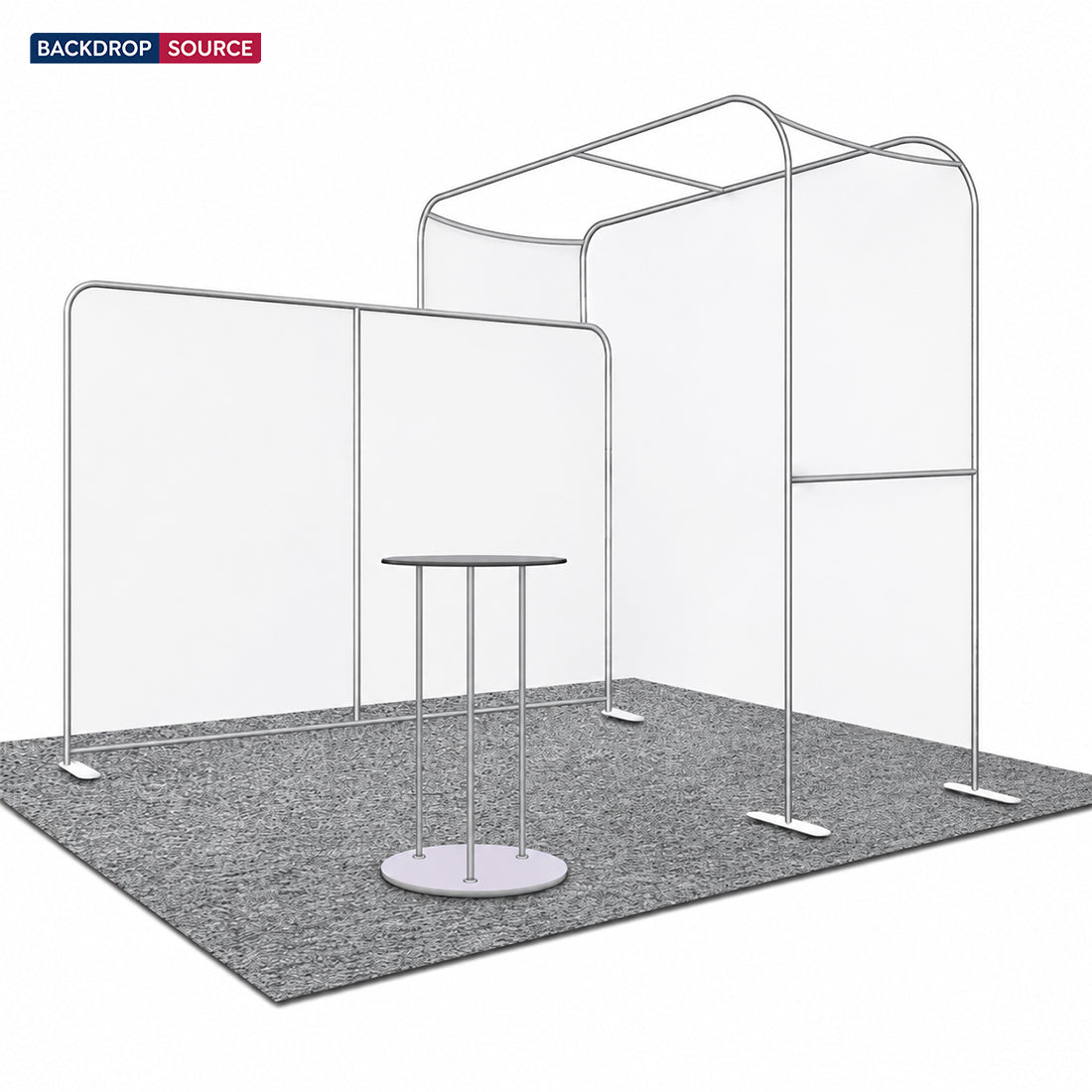Modular L Arch TV Display Exhibition Kit for 3m Wide Booths