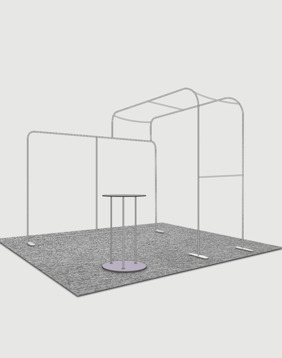 Modular L Arch TV Display Exhibition Kit for 3m Wide Booths ...