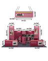 Modular Booth Kits 6m x 6m - Model 07