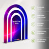Multi-Tier Fabric Event Arch Display