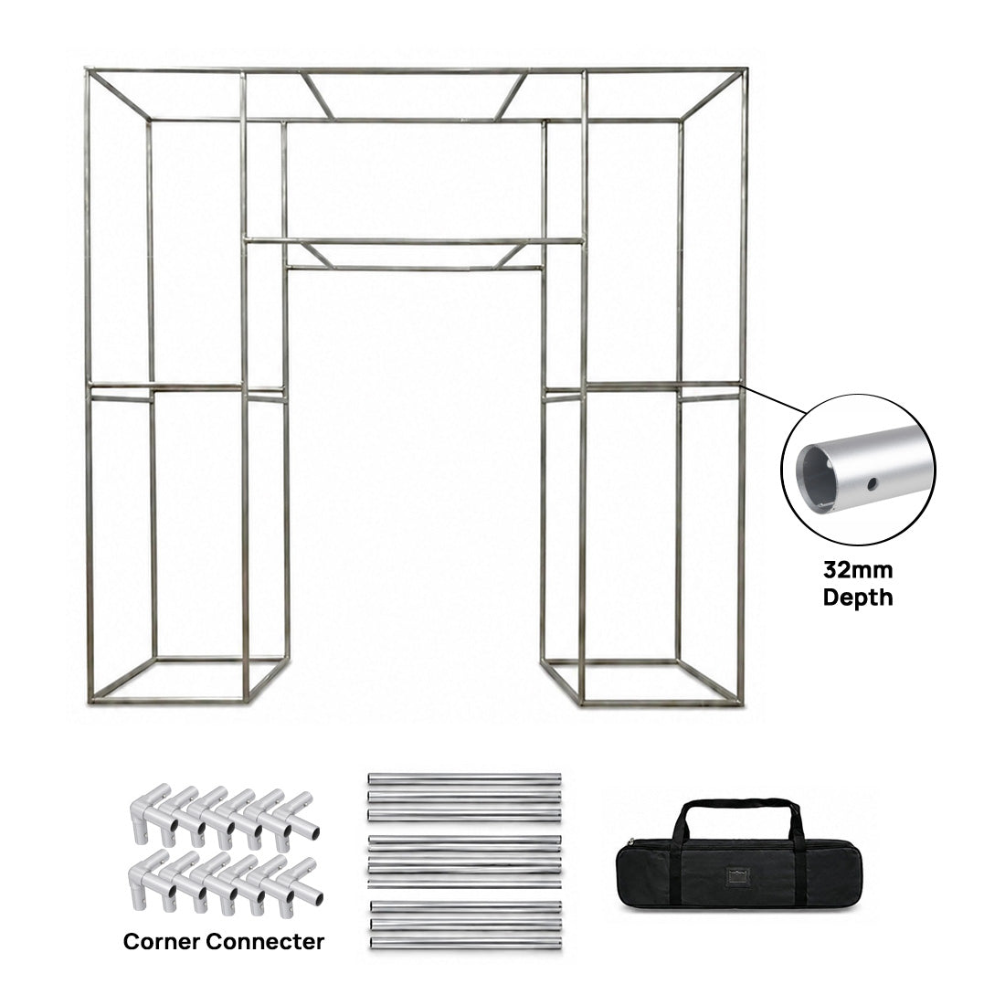 Custom N-Frame Tension Fabric Event Archway