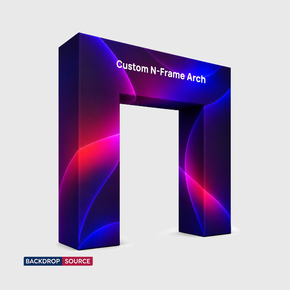 Custom N-Frame Tension Fabric Event Archway