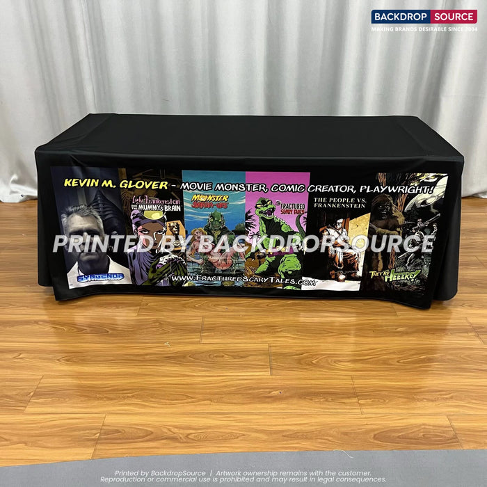Customised table cover printing
