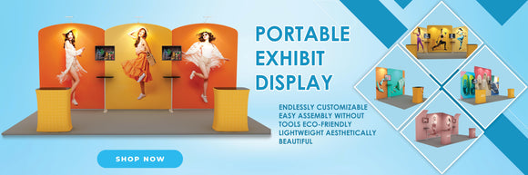 Portable exhibition display for events
