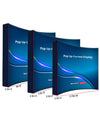 Fabric Pop Up Curved Velcro Media Wall Displays