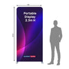 Portable 2.3m High Fabric Exhibit Display