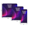 Portable 2.3m High Fabric Exhibit Display