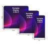 Portable 2.3m High Fabric Exhibit Display