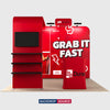 Portable Exhibit Display 3m x 3m - Model 17