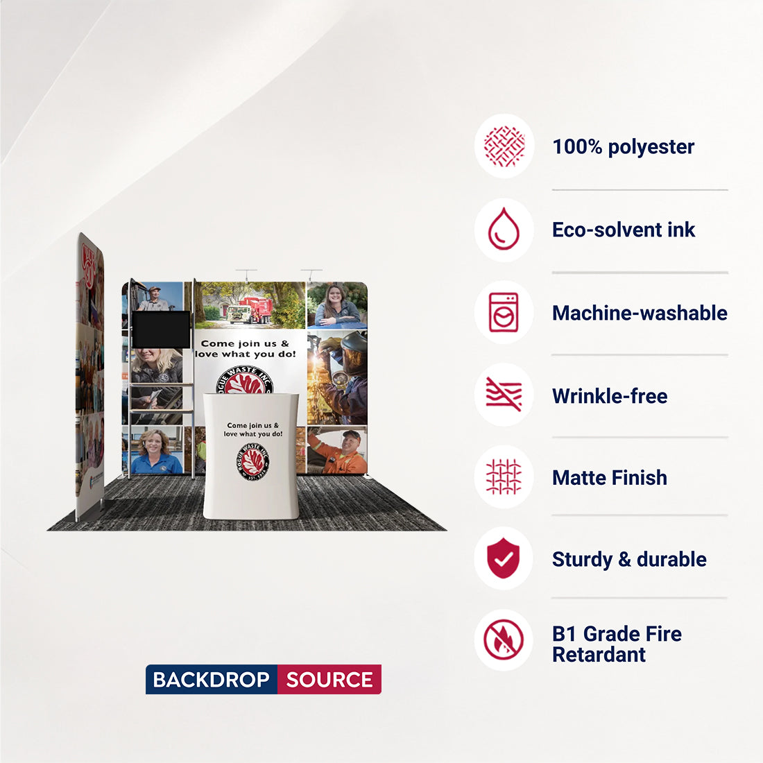 Portable Exhibit Display 3m x 3m - Model 22