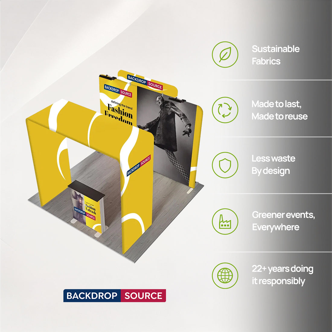 Portable Exhibit Display 3m x 3m - Model 29