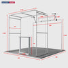 Portable Exhibit Display 3m x 3m - Model 29
