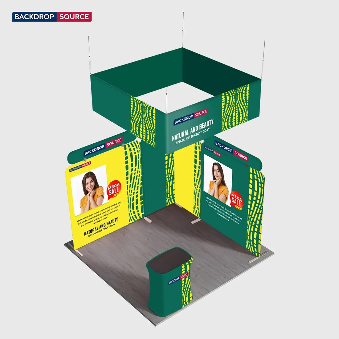 Portable Exhibit Display 3m x 3m - Model 30
