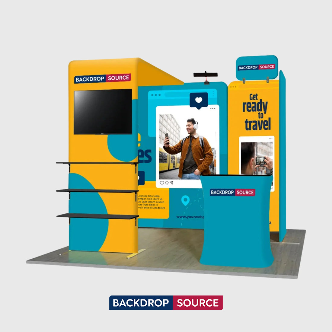 Portable Exhibit Display 3m x 3m - Model 31