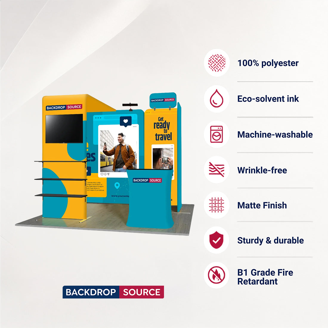 Portable Exhibit Display 3m x 3m - Model 31