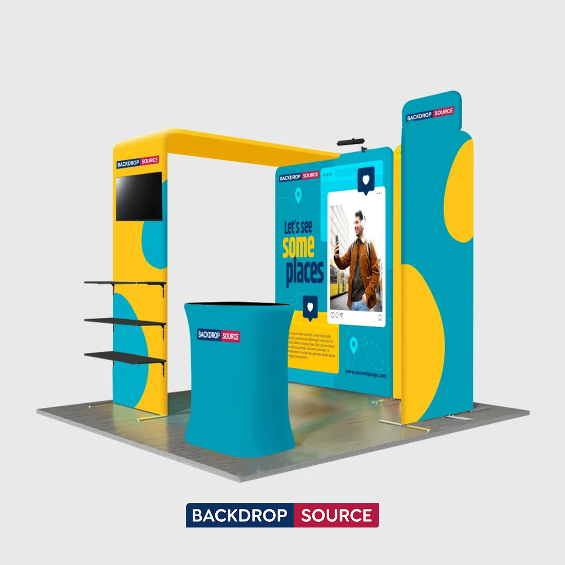 Portable Exhibit Display 3m x 3m - Model 31