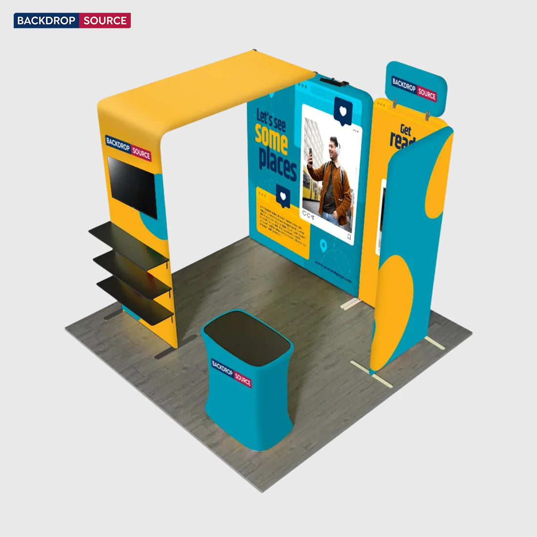 Portable Exhibit Display 3m x 3m - Model 31