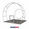 3x3m Tapered Arch Booth Kit with Circle Backdrop & Lightbox