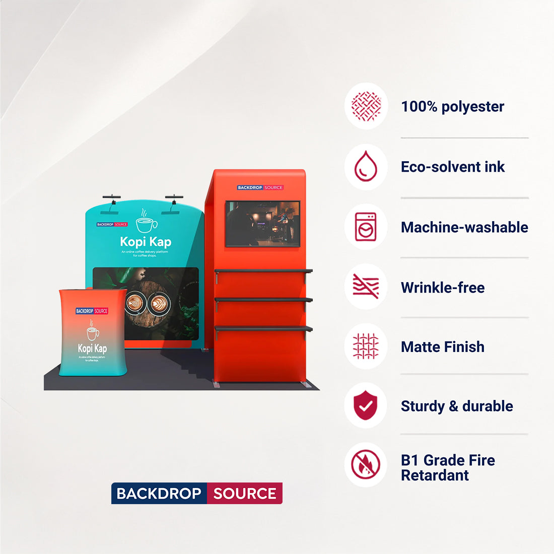 Portable Exhibit Display 3m x 3m - Model 37