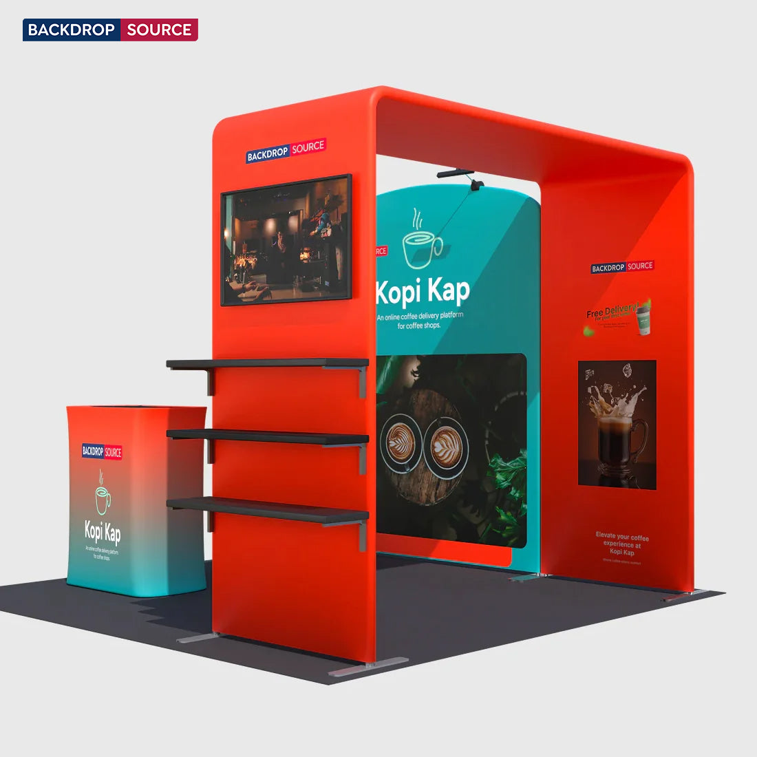 Portable Exhibit Display 3m x 3m - Model 37