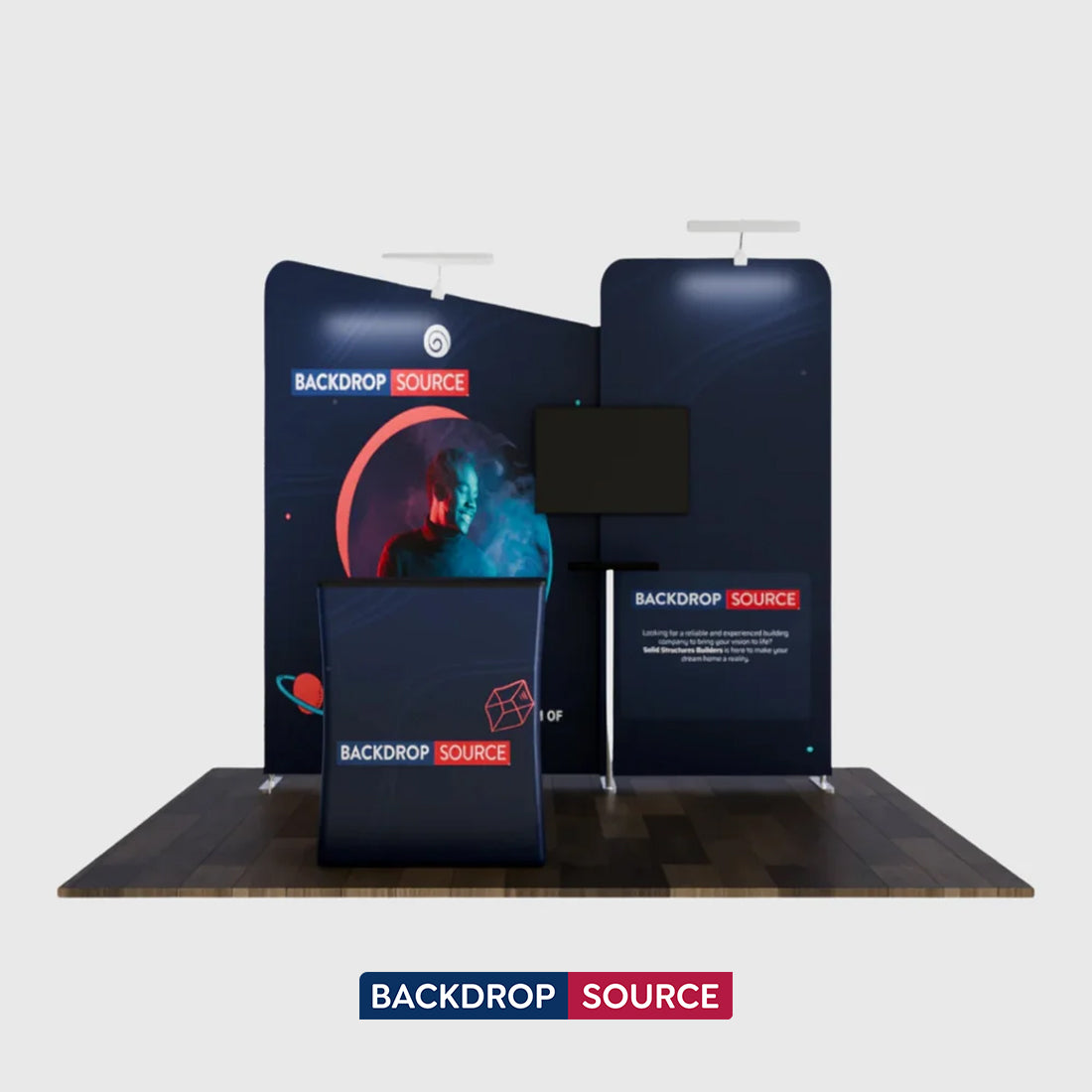 Portable Exhibit Display 3m x 3m - Model 7