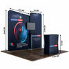 Portable Exhibit Display 3m x 3m - Model 7