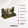 6x3m Booth Kit with Inclined Walls, 2 Counters & TV Mounts