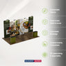6x3m Booth Kit with Inclined Walls, 2 Counters & TV Mounts