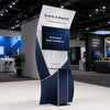 Portable S-Shaped Fabric Exhibit Display