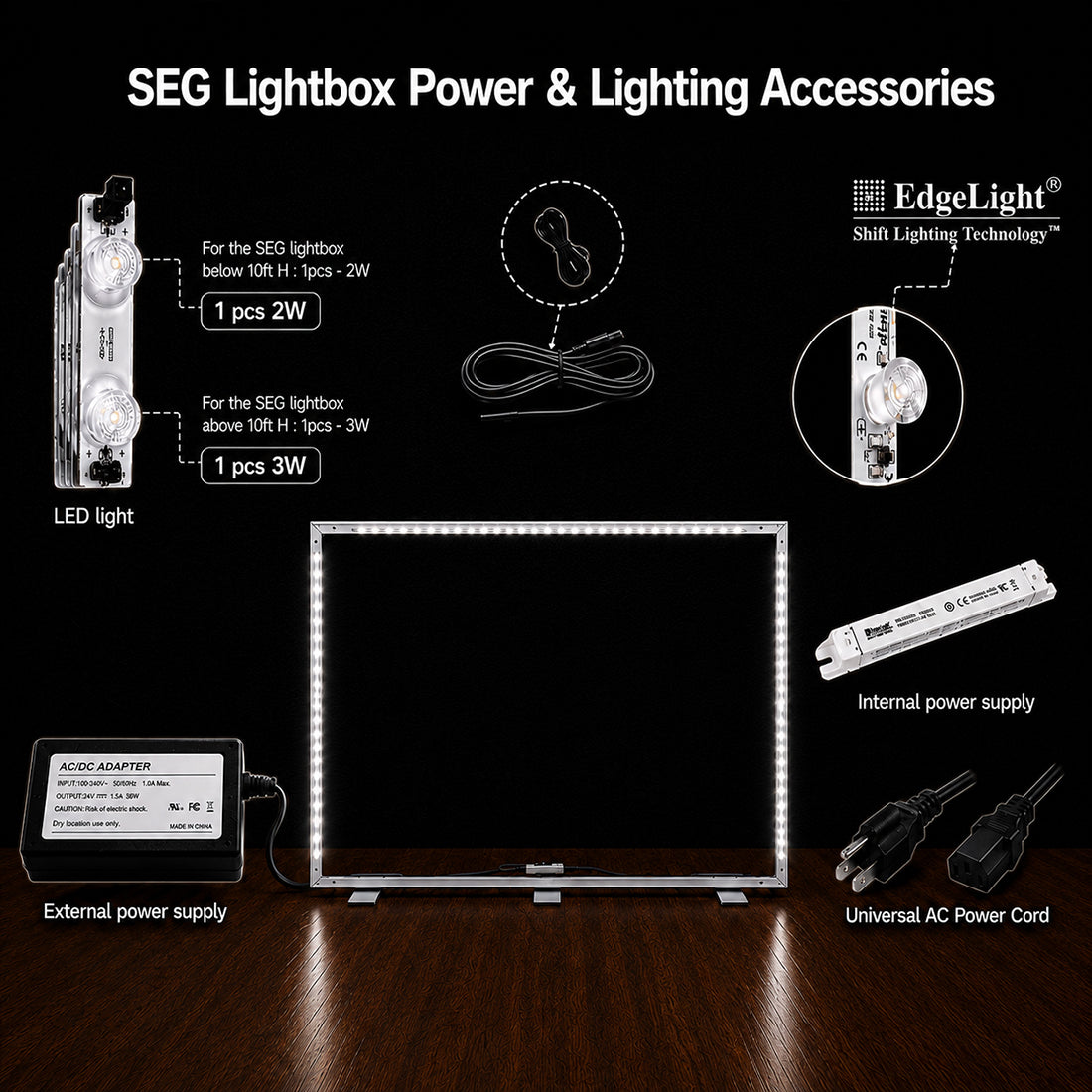 SEG Frameless Fabric LED Light Box Display - 4m W x 2.5m H